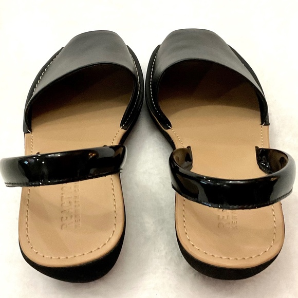 Black KENNETH COLE REACTION Open Toe Comfort Slingback Platform Sandal Sz 7 - Picture 9 of 14